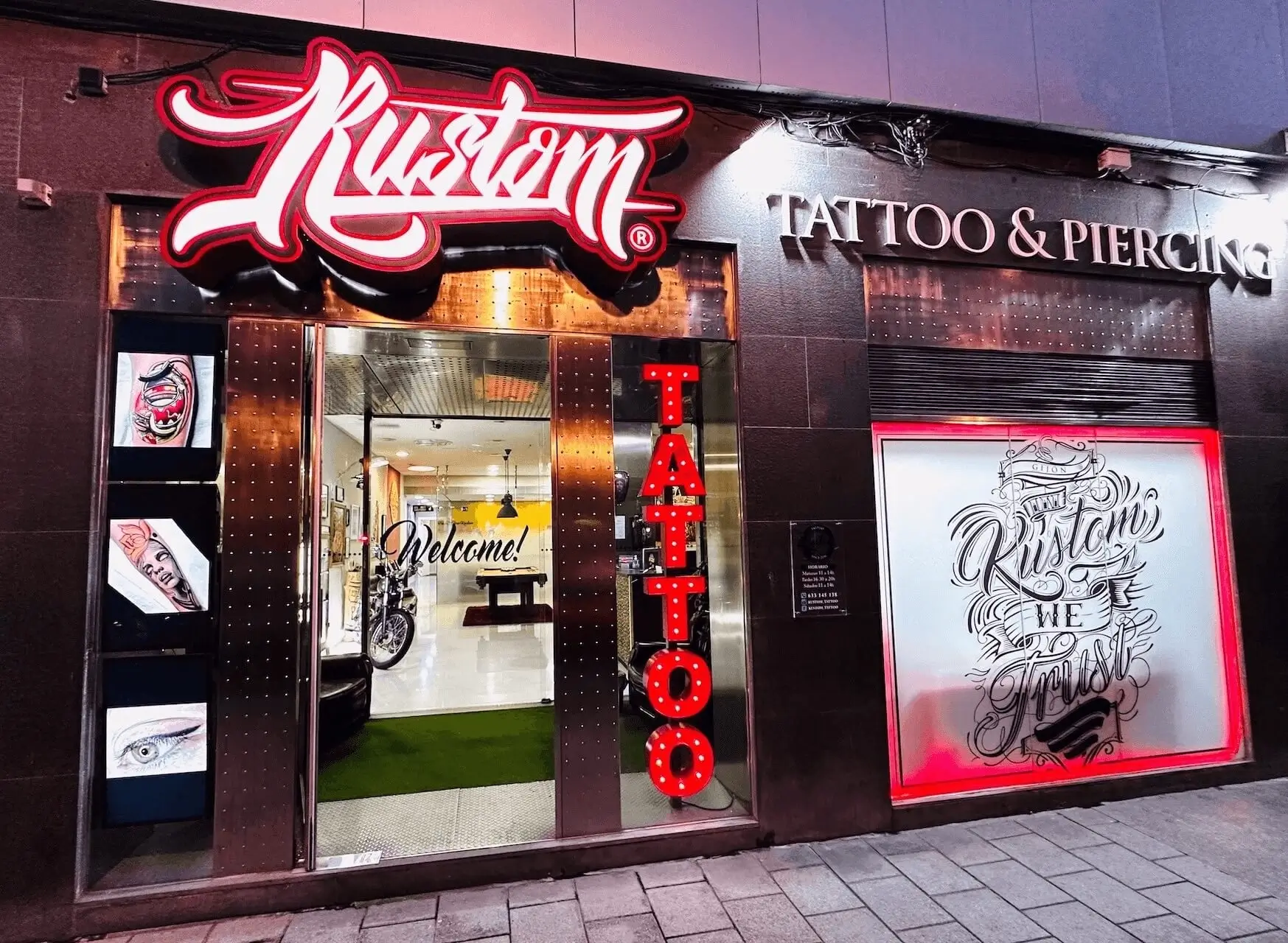 Fachada de Kustom Tattoo