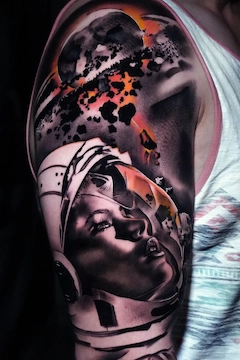 Tattoo realizado por Jose Kustom de Kustom Tattoo